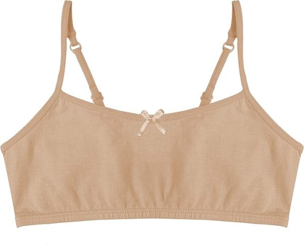 Popular Cotton Girls Training Bra – Soft Crop Cami Training Bras with Adjustable Straps | Multipack Comfort Fit | Ideal for Tweens & Pre-Teens - Image 5