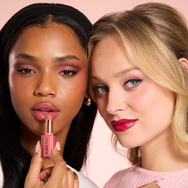 Revolution Pout Lip Gloss Stick - Sugar Cookie Pink | Vegan, Hydrating - Image 6