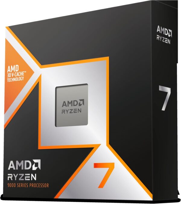 AMD Ryzen 7 9800X3D Desktop Processor - 8-Core 16-Thread, Unlocked Gaming CPU, AM5 Socket, 3D V-Cache Technology | Best for Gaming & Streaming - Image 2