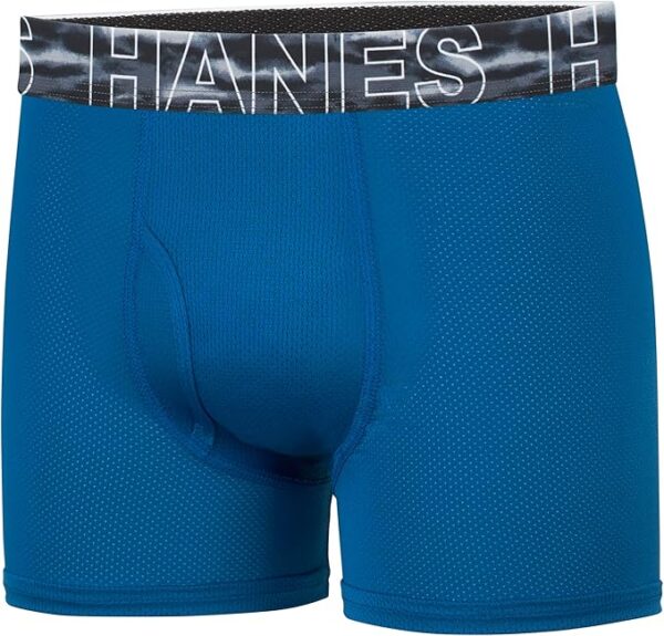Hanes Boys' X-Temp Mesh Boxer Briefs, 6-Pack – Breathable Stretch Underwear for Active Kids - Image 3