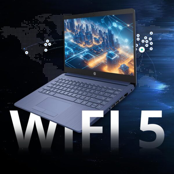 HP Flagship 14" HD Laptop | Intel 4-Core | 16GB RAM | 1.22TB Storage (64GB eMMC + 160GB Dock + 1TB Cloud) | Windows 11 S | Office 365 | Webcam | Blue – Alqabi - Image 2