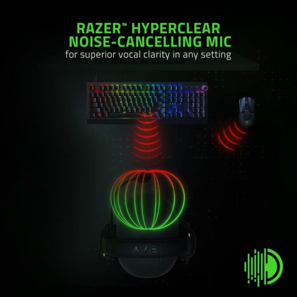 Razer BlackShark V2 X Gaming Headset – 7.1 Surround Sound, 50mm Drivers, Memory Foam Cushions – PC, PS4, PS5, Nintendo Switch – 3.5mm Audio Jack – Black - Image 4