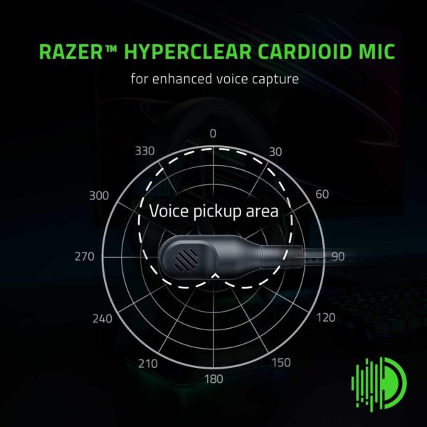Razer BlackShark V2 X Gaming Headset – 7.1 Surround Sound, 50mm Drivers, Memory Foam Cushions – PC, PS4, PS5, Nintendo Switch – 3.5mm Audio Jack – Black - Image 5
