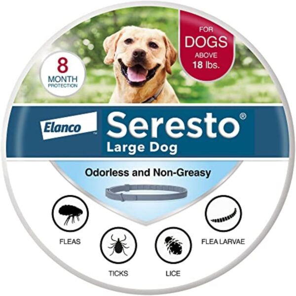 Seresto Flea & Tick Collar for Large Dogs Over 18 lbs – 8 Month Protection – Vet-Recommended Treatment & Prevention - Image 3