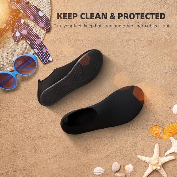 Best Water Shoes for Women & Men – Quick-Dry Aqua Socks for Swim, Beach, Pool, Barefoot Yoga, Camping & Outdoor Sports – Non-Slip, Lightweight, Breathable Swim Footwear for Adults & Youth - Image 4