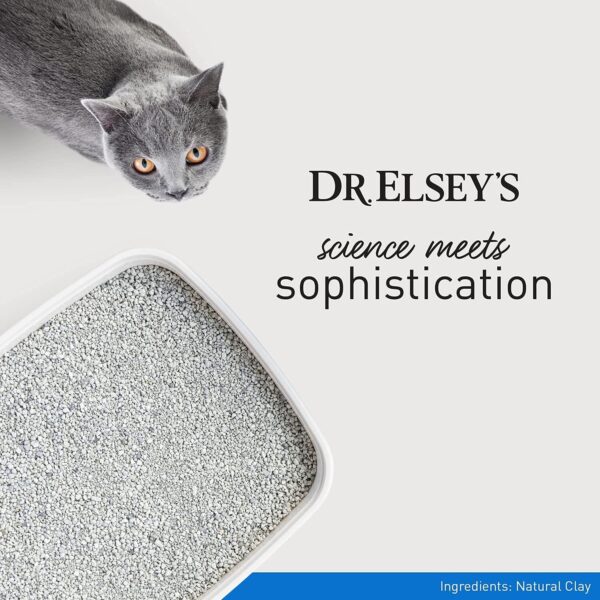 Dr. Elsey's Ultra Unscented Clumping Clay Cat Litter, 40 lb – Low Dust, Hard Clumping, Odor Control, Hypoallergenic, Long-Lasting Cat Litter for Multi-Cat Households - Image 8