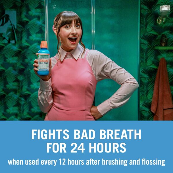 TheraBreath Fresh Breath Mouthwash - Icy Mint, Alcohol-Free, 16oz (2-Pack) | Long-Lasting Oral Care | Amazon Affiliate Deal - Image 4