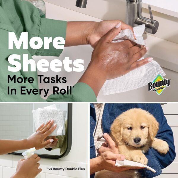 Bounty Quick Size Paper Towels – 8 Family Rolls (Equals 20 Regular Rolls), White | Ultra-Absorbent & Strong | Amazon Affiliate Deal – Alqabi Online Shop - Image 10
