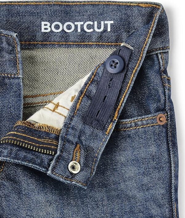The Children's Place Boys' Bootcut Jeans | Stylish Durable Denim Pants for Kids – Alqabi Online Shop - Image 3