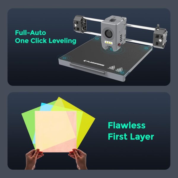 FLASHFORGE Adventurer 5M Pro 3D Printer | 600mm/s High-Speed CoreXY | Smart Auto Print & Detachable 280°C Nozzle - Image 6