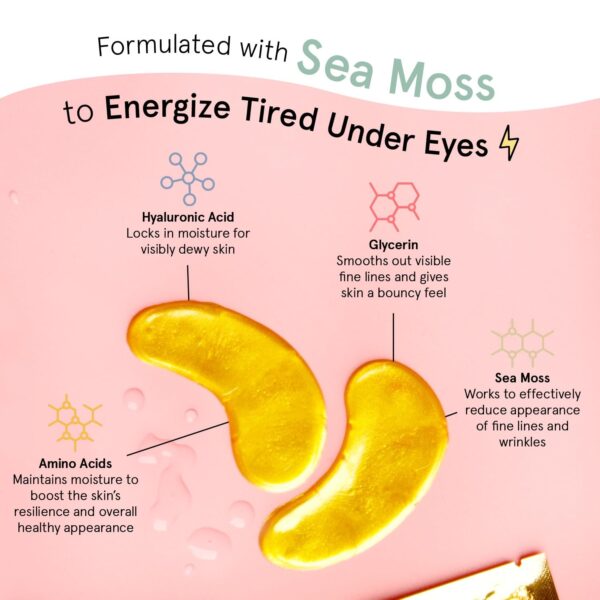 Grace & Stella Award-Winning Under Eye Mask (48 Pairs, Gold) – Puffy Eyes, Dark Circles & Wrinkle Repair | Vegan Gel Eye Patches for Radiant Skin | Self Care Gift for Women & Travel Essential - Image 9